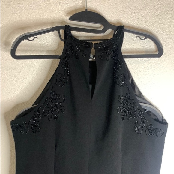 R&M Richards Elegant Black Halter Dress - Picture 3 of 8